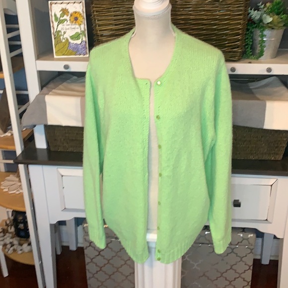 Leon Levin Vintage Hand Loomed Lime 